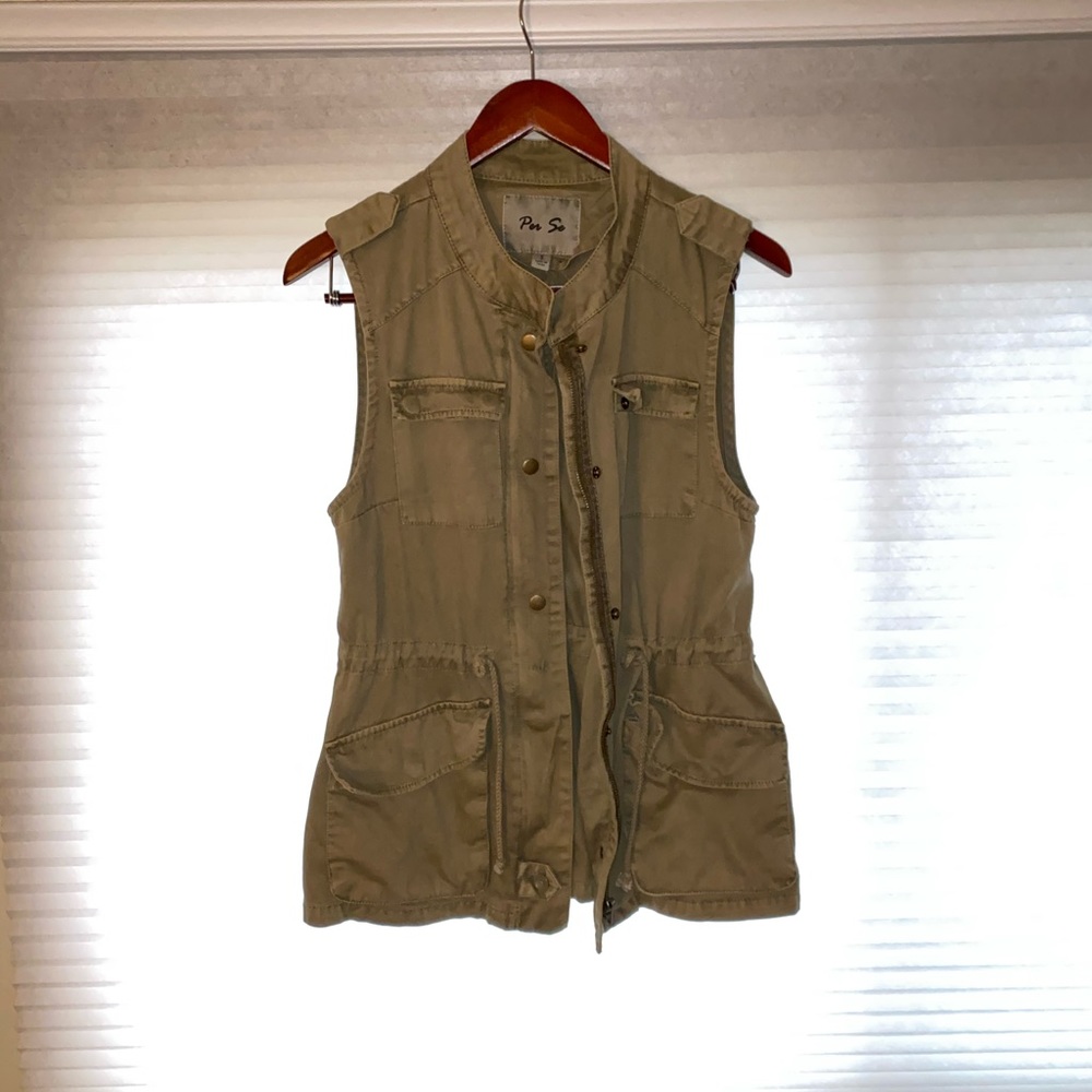 Army Green Military Vest